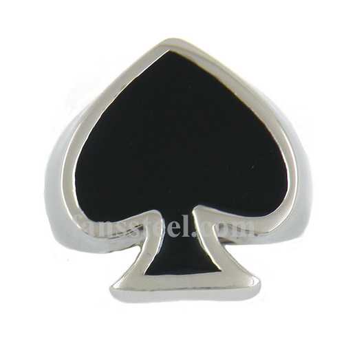 FSR12W43 Vets spade heart ring - Click Image to Close